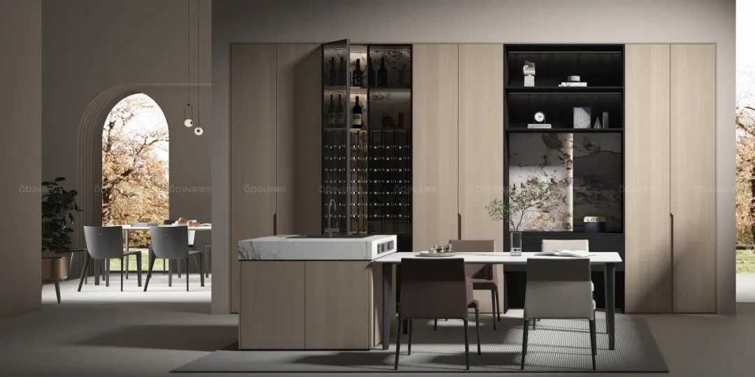 家居色彩新風(fēng)尚，絕美餐邊柜配色絕了！