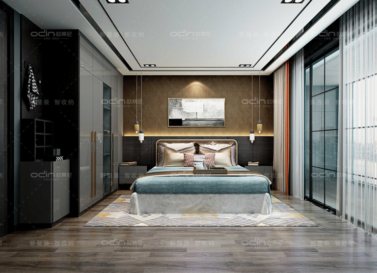 流光簡(jiǎn)裝修風(fēng)格全屋定制效果圖