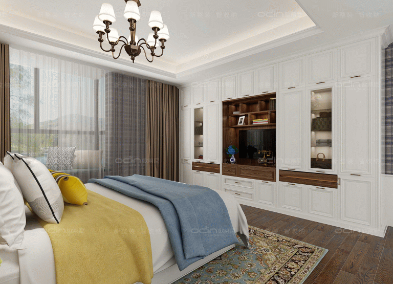 卡諾褐裝修風(fēng)格全屋定制效果圖