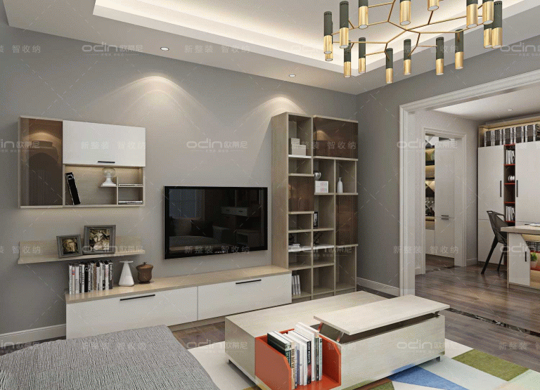 極速紅裝修風(fēng)格全屋定制效果圖